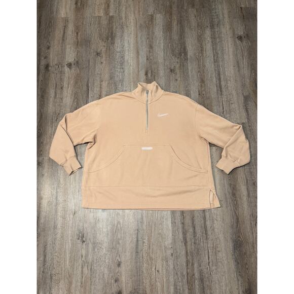Nike Womens Sportswear Swoosh Half Zip Pullover Size Medium - Picture 1 of 9